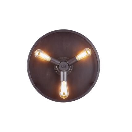 FANAWAY 212927 - LED-Deckenventilator CLASSIC 3xE27/4W/230V schwarz Ø 112 cm + Fernbedienung