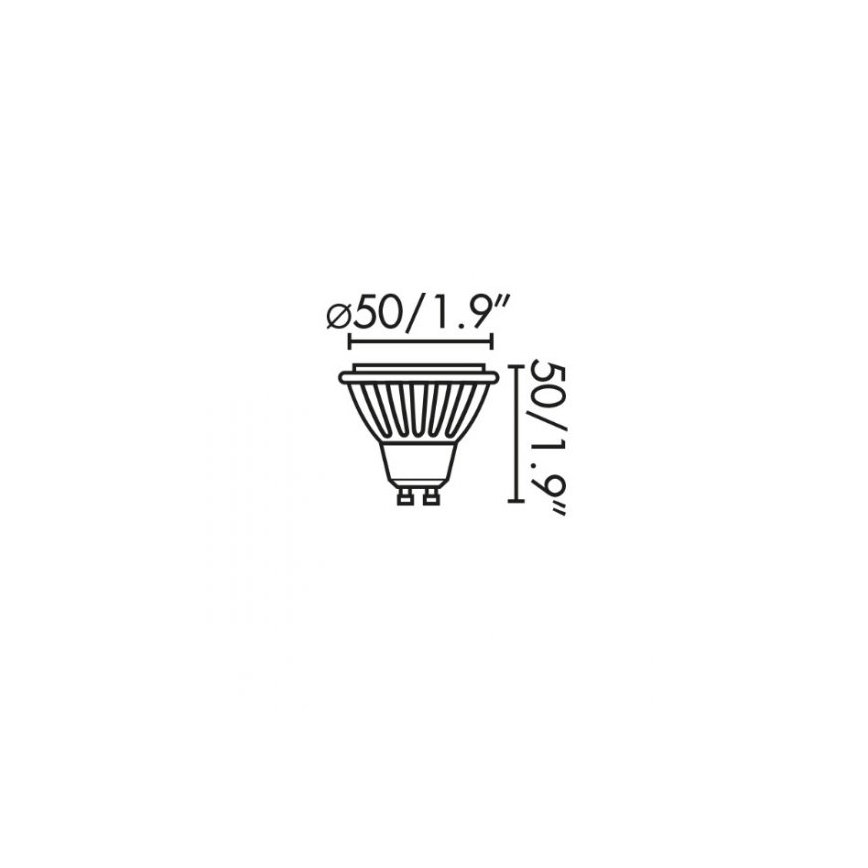 Faro 17316 - LED Glühbirne GU10/8W/230V 2700K