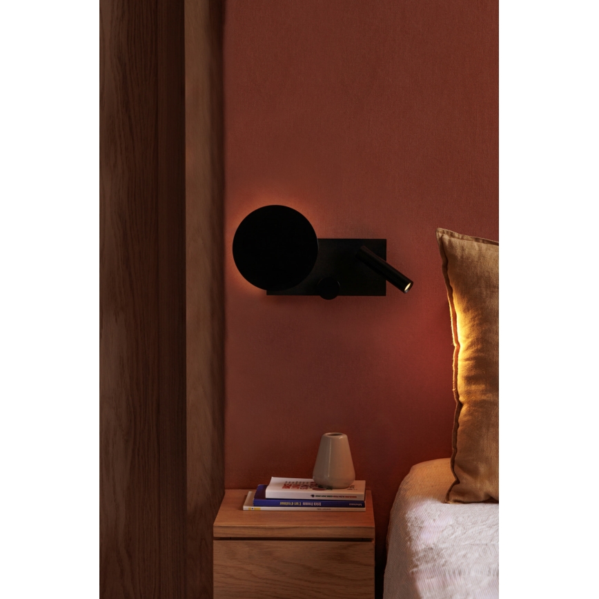 FARO 20058 - LED dimmbare Wandleuchte KLEE LED/10W/230V + LED/3W rechts