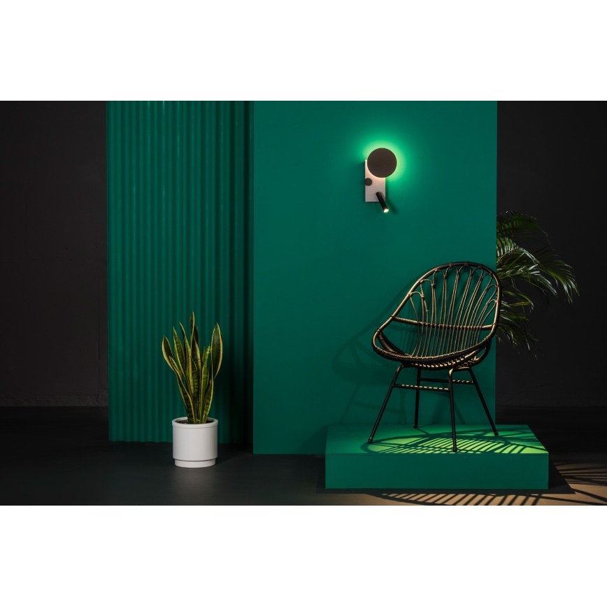FARO 20066 - LED Dimmbare kleine Wandleuchte KLEE LED/10W/230V + LED/3W links