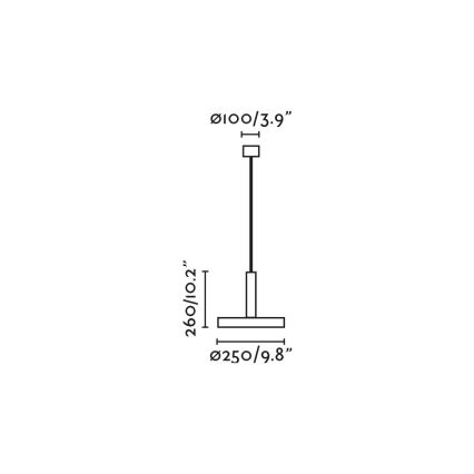 FARO 20169 - Hängeleuchte an Schnur WHIZ 1xE27/15W/230V blau