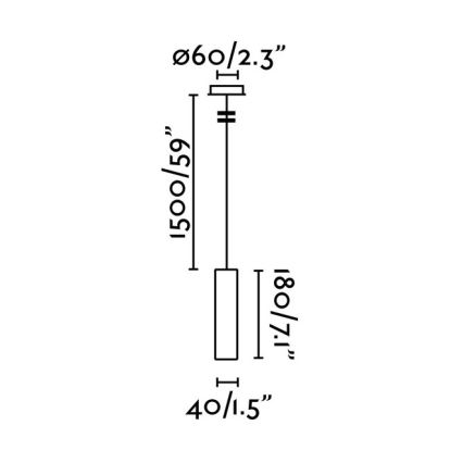 FARO 29894 - LED-Kronleuchter an Schnur ORA LED/4W/230V weiß