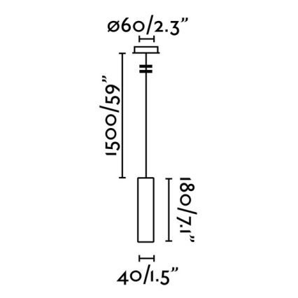 FARO 29895 - LED-Kronleuchter an Schnur ORA LED/4W/230V schwarz