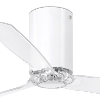 FARO 32038 - Deckenventilator MINI TUBE FAN mit Fernbedienung transparent