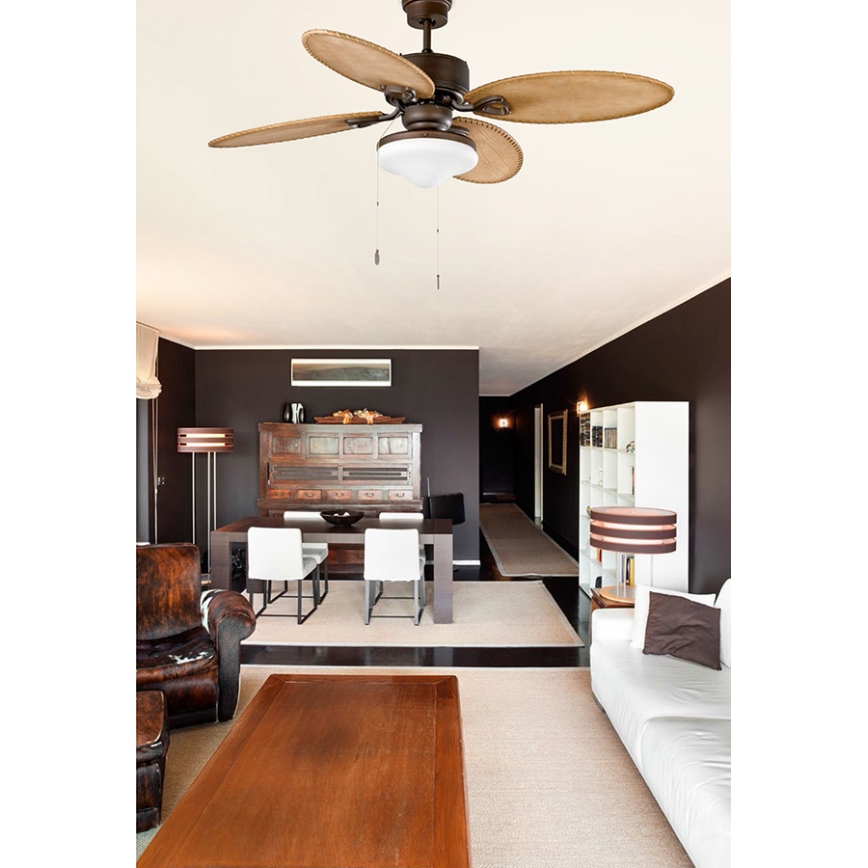 FARO 33019 - Deckenlüfter LOMBOK 2xE27/60W/230V
