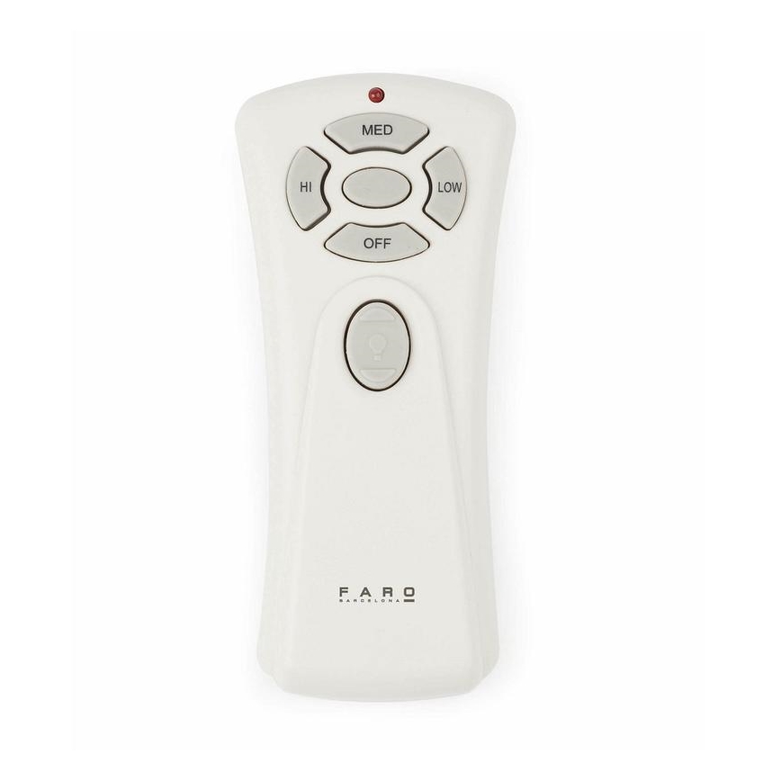 FARO 33370DC - Deckenventilator LANTAU braun/mattes Chrom d 132 cm + Fernbedienung
