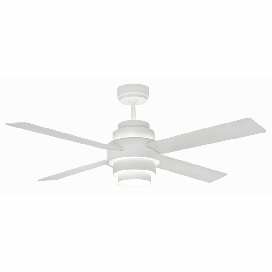 FARO 33397 - LED-Deckenventilator DISC FAN 2xLED/35W/230V weiß + Fernbedienung