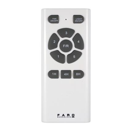 FARO 33397 - LED-Deckenventilator DISC FAN 2xLED/35W/230V weiß + Fernbedienung
