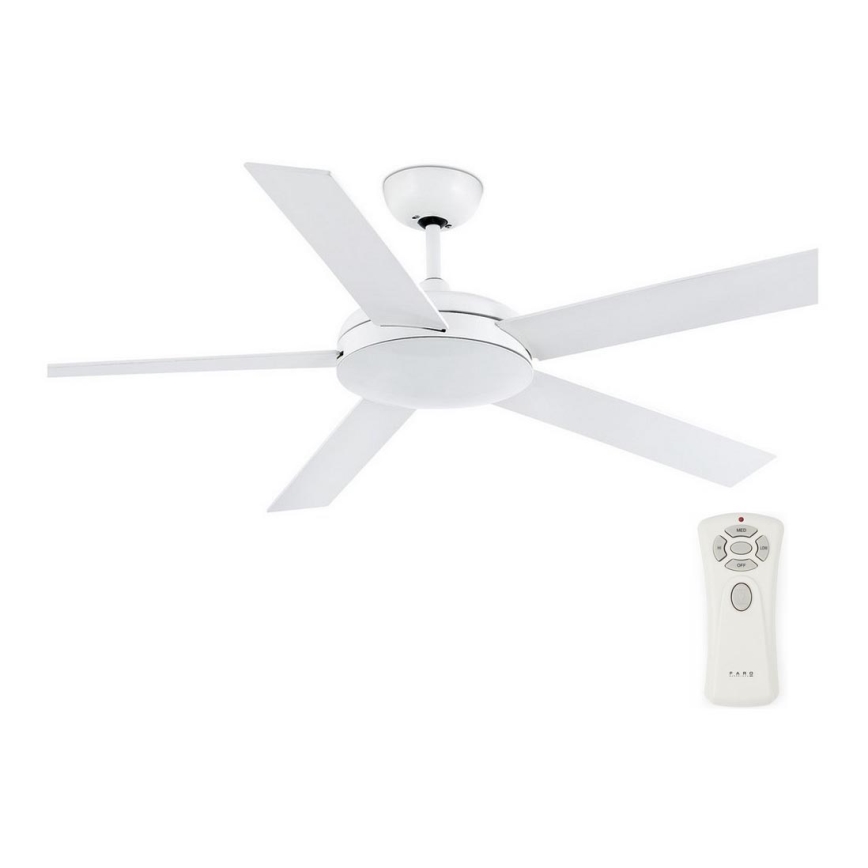 FARO 33420 - Deckenventilator NOVA weiß/braun