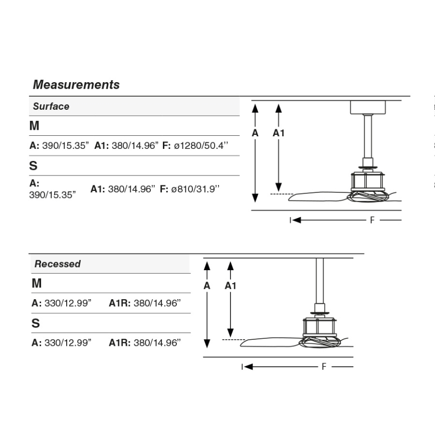 FARO 33425WT - Deckenventilator JUST FAN S Ø 81 cm braun/schwarz Wi‑Fi Tuya + Fernbedienung