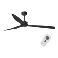 FARO 33432 - Deckenventilator JUST FAN XL d 178 cm schwarz + Fernbedienung