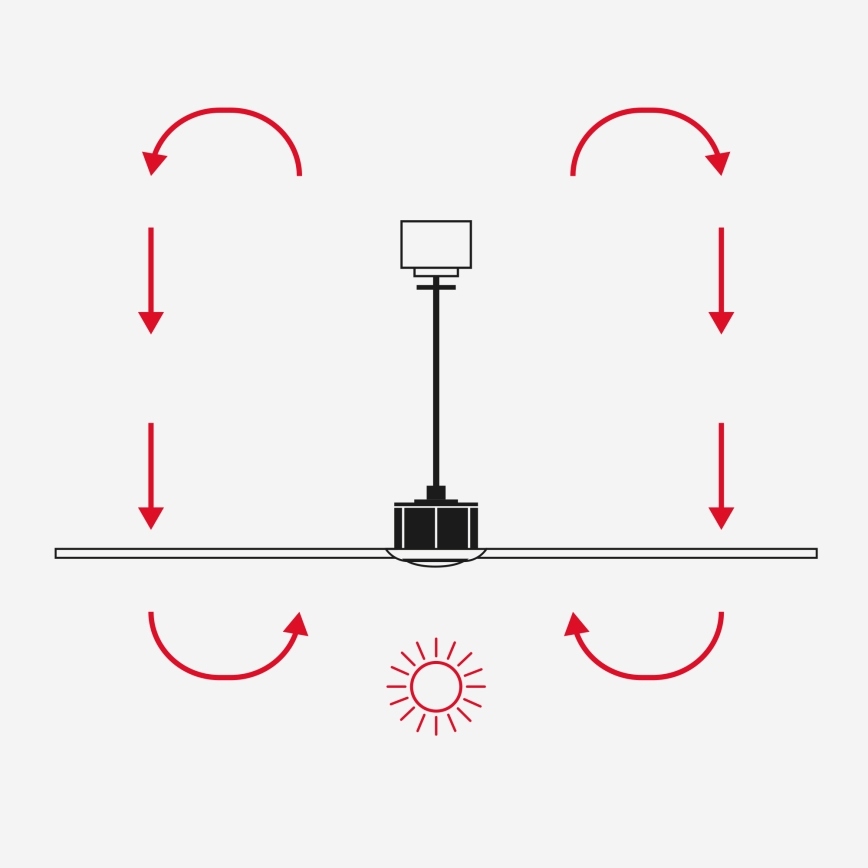 FARO 33436WT1N - LED-dimmbarer Deckenventilator WEAVER M LED/16W/230V Ø 128 cm braun/Messing Wi-Fi Tuya + Fernbedienung