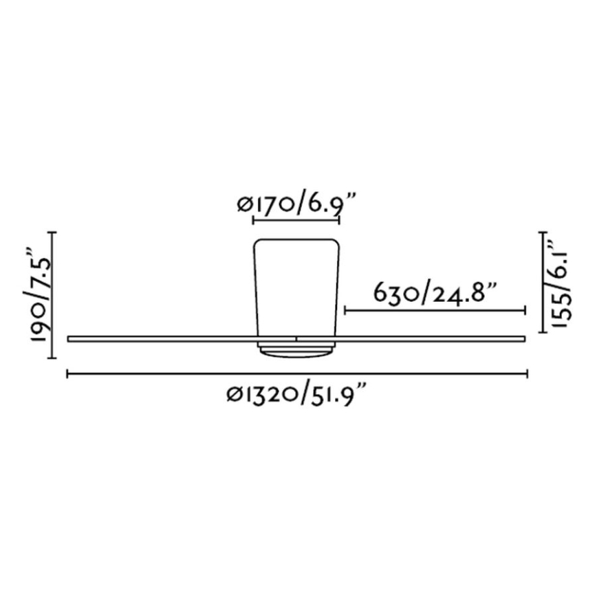 FARO 33472 - Deckenlüfter NIAS