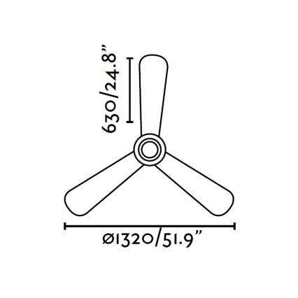 FARO 33472 - Deckenlüfter NIAS