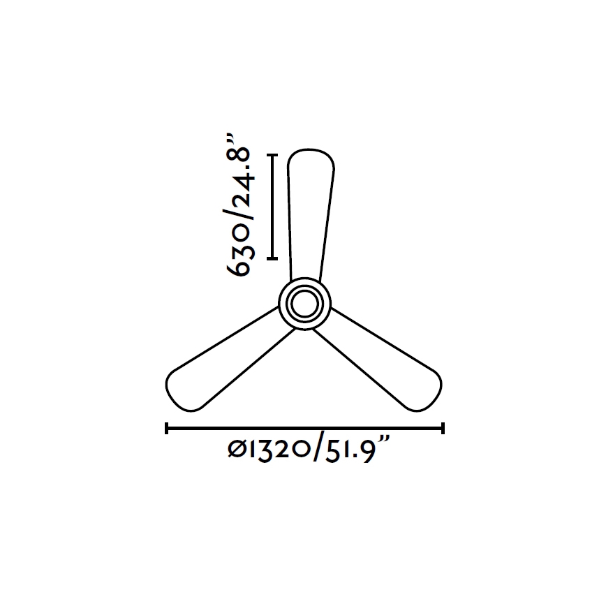 FARO 33472 - Deckenlüfter NIAS