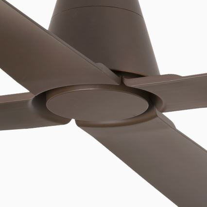 FARO 33490 - Deckenventilator TYPHOON IP44 braun + Fernbedienung