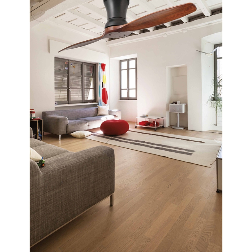 FARO 33507 - Deckenventilator BLADE mit Fernbedienung schwarz