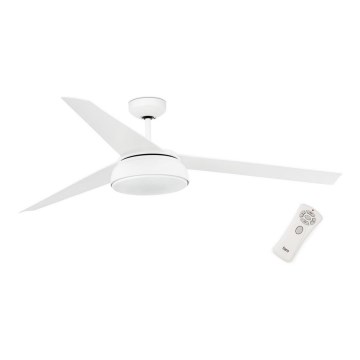 FARO 33549 - Dimmbarer LED-Deckenventilator VULCANO LED/25W/230V weiß d 152 cm+ Fernbedienung
