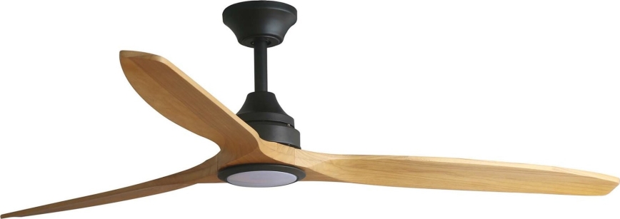 FARO 33719DCT - LED Dimmbarer Deckenventilator ALO LED/20W/230V 2700/4000/6500K braun/schwarz Ø 152 cm Wi-Fi Tuya + Fernbedienung