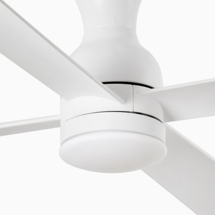 FARO 33756WT - LED-Deckenventilator FRASER XL LED/16W/230V weiß d 120 cm Wi-Fi Tuya + Fernbedienung
