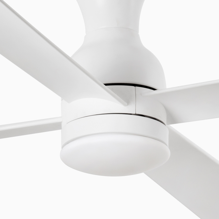 FARO 33756WT - LED-Deckenventilator FRASER XL LED/16W/230V weiß d 120 cm Wi-Fi Tuya + Fernbedienung