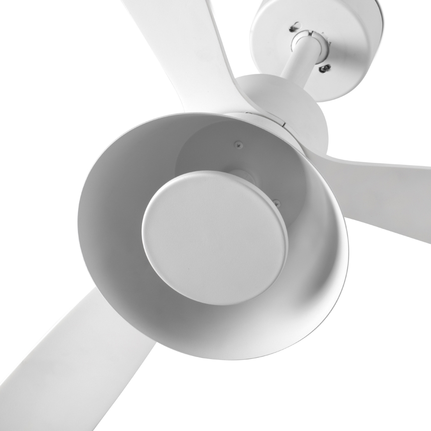 FARO 33760WT-22 - Dimmbarer Deckenventilator AMELIA L CONE LED/20W/230V 2700/3500/5000K weiß pr. 132 cm Wi-Fi Tuya + Fernbedienung
