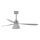 FARO 33762WT-24 - LED Dimmbarer Deckenventilator AMELIA L CONE LED/20W/230V 2700/3500/5000K grau pr. 132 cm Wi-Fi Tuya + Fernbedienung