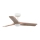 FARO 33805-1TW - LED-dimmbarer Deckenventilator HEYWOOD S LED/10W/230V 2700/3000/4000K Holz/Weiß Ø 90 cm + Fernbedienung