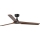 FARO 33809WT - Deckenventilator HEYWOOD L Holz/schwarz d 132 cm Wi-Fi Tuya + Fernbedienung