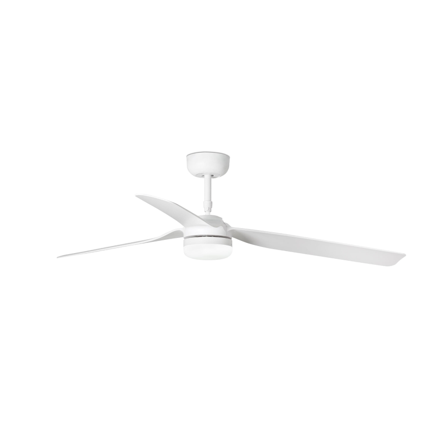 FARO 33814WT-20 - PUNT M LED-dimmbarer Deckenventilator, 18 W, 230 V, 2700/3000/4000 K, weiß, Ø 132 cm, Wi‑Fi (Tuya) + Fernbedienung