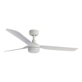 FARO 33814WT1S - LED-dimmbarer Deckenventilator PUNT M LED/18W/230V 2700/3000/4000K Ø 132 cm weiß Wi-Fi Tuya + Fernbedienung