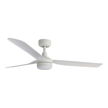 FARO 33814WT1S - LED-dimmbarer Deckenventilator PUNT M LED/18W/230V 2700/3000/4000K Ø 132 cm weiß Wi-Fi Tuya + Fernbedienung