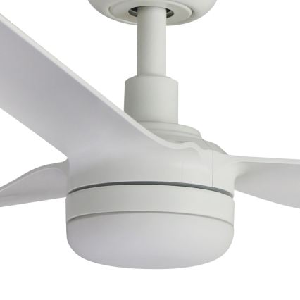 FARO 33814WT1S - LED-dimmbarer Deckenventilator PUNT M LED/18W/230V 2700/3000/4000K Ø 132 cm weiß Wi-Fi Tuya + Fernbedienung