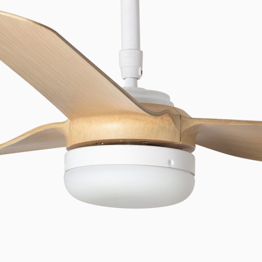 FARO 33816-20 - LED-Deckenventilator PUNT LED/18W/230V Wi‑Fi beige/weiß + Fernbedienung