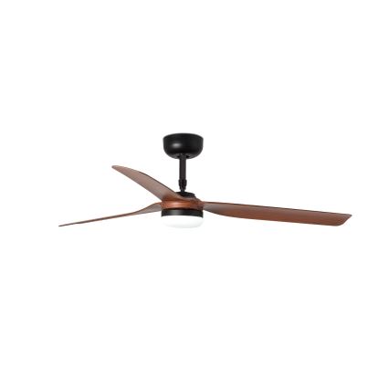 FARO 33817WT-21 - LED-dimmbarer Deckenventilator PUNT M LED/18W/230V braun/schwarz Ø 132 cm Wi-Fi Tuya + Fernbedienung