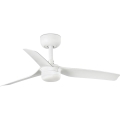 FARO 33820WT-1TW - LED-dimmbarer Deckenventilator MINI PUNT S mit LED/10W/230V 2700/3000/4000K weiß Ø 90 cm Wi-Fi Tuya + Fernbedienung