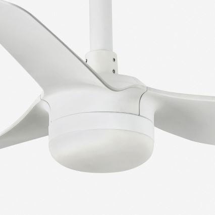 FARO 33820WT-1TW - LED-dimmbarer Deckenventilator MINI PUNT S mit LED/10W/230V 2700/3000/4000K weiß Ø 90 cm Wi-Fi Tuya + Fernbedienung