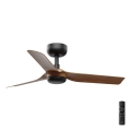 FARO 33823 - Deckenventilator MINI PUNT S braun/schwarz d 90 cm + Fernbedienung