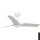 FARO 33824-1TW - Dimmbarer LED-Deckenventilator HEY S LED/10W/230V 2700/3000/4000K weiß Ø 90 cm + Fernbedienung