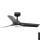 FARO 33825-1TW - Dimmbarer LED-Deckenventilator HEY S LED/10W/230V 2700/4000/6000K schwarz d 90 cm + Fernbedienung