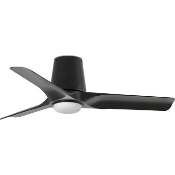 FARO 33827-1TW - LED-dimmbarer Deckenventilator HEY TUB S LED/10W/230V 2700/3000/4000K, schwarz, Ø 90 cm + Fernbedienung
