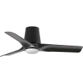 FARO 33827WT1S - LED-dimmbarer Deckenventilator HEY TUB S LED/10W/230V 2700/3000/4000K Ø 90 cm schwarz Wi-Fi Tuya + Fernbedienung