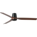 FARO 33831WT - Deckenventilator PUNT TUB M braun/schwarz d 132 cm Wi-Fi Tuya + Fernbedienung