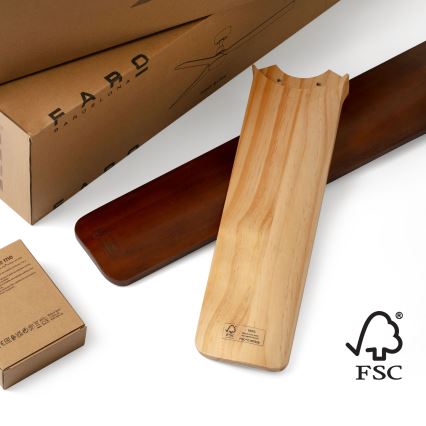 FARO 33836-1TW - LED dimmbarer Deckenventilator HEYWOOD TUB S LED/10W/230V 2700/4000/6000K Kiefer/Weiß Ø 90 cm + Fernbedienung