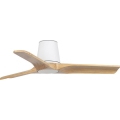 FARO 33836 - Deckenventilator HEYWOOD TUB Kiefer/Weiß Ø 90 cm + Fernbedienung
