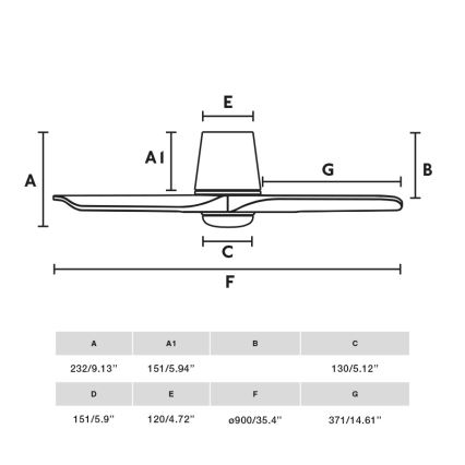FARO 33837-1TW - LED dimmbarer Deckenventilator HEYWOOD TUB S LED/10W/230V 2700/4000/6000K Kiefer/Schwarz Ø 90 cm + Fernbedienung