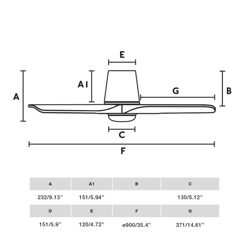 FARO 33837-1TW - LED dimmbarer Deckenventilator HEYWOOD TUB S LED/10W/230V 2700/4000/6000K Kiefer/Schwarz Ø 90 cm + Fernbedienung