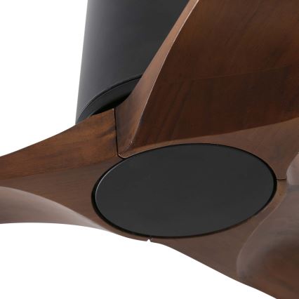 FARO 33837 - Deckenventilator HEYWOOD TUB S Kiefer/schwarz d 90 cm + Fernbedienung