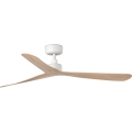 FARO 34195 - Deckenventilator ROCKER M Ø 132 cm beige/weiß + Fernbedienung
