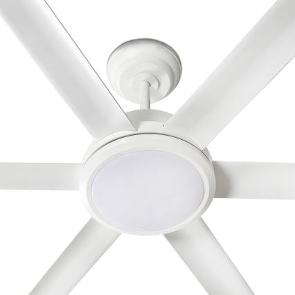 FARO 34202-130 - LED-Deckenventilator ROTTERDAM XL LED/32W/230V weiß d 200 cm + Fernbedienung